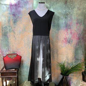NWOT📌 Elegant Black & White Dress Chiffon skirt